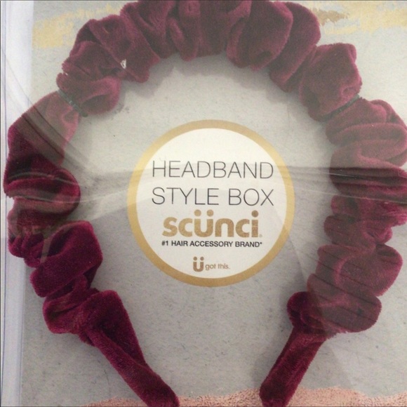 SCUNCI VELVET HEADBAND AND HAIRCLIPS SET NWT - Picture 10 of 13